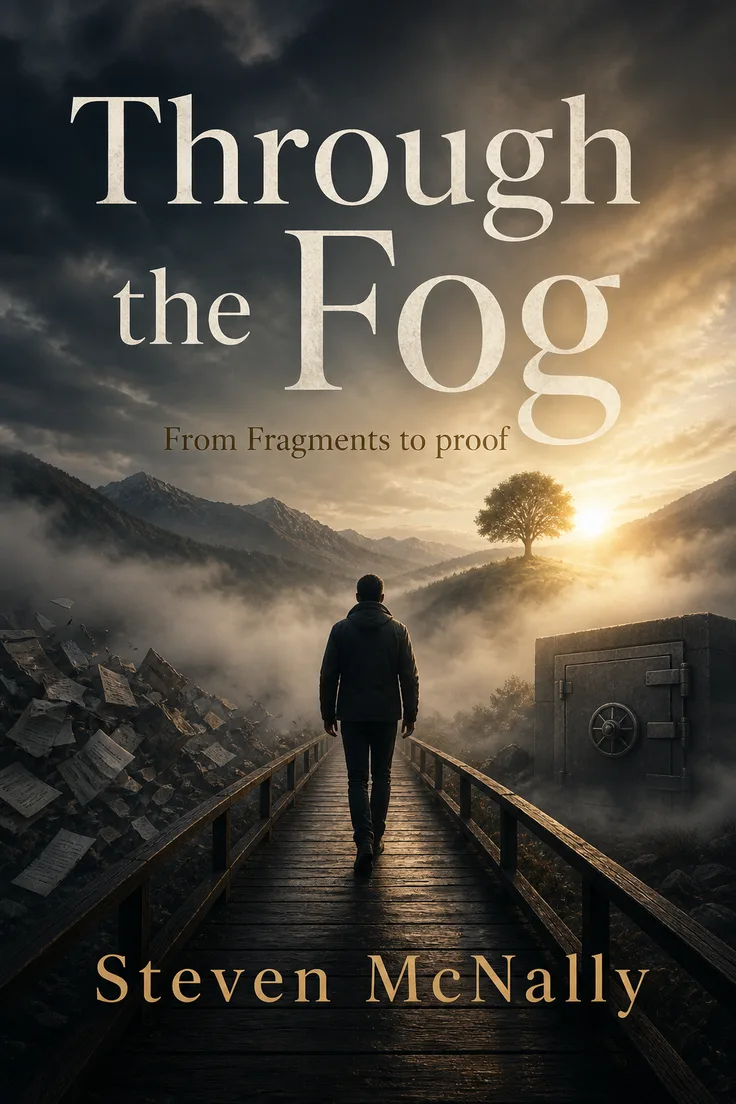 Cover of Through The Fog — the founder story behind TransparentSee360 and Anchor Escapement